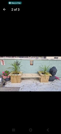 bench planters