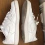 Nike Ladies Triple White Air Force Ones Low Top Trainers Size 6.5 Image 3