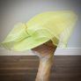 Lime green wide brim hat Image 3