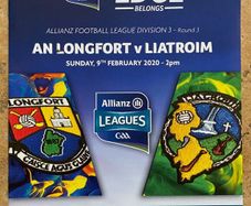 2020 Longford v Leitrim - GAA Allianz Football League Programme