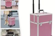 Makeup Trolley Case Cosmetic Case Pink