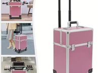 main image for ad Makeup Trolley Case Cosmetic Case Pink