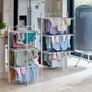 Mini 3-Tier Heated Clothes Airer Foldable Heated Shelves Dry Laundry Quickly & Gently Image 2