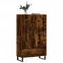 Highboard Smoked Oak 69.5x31x115 cm Engineered Wood Image 3