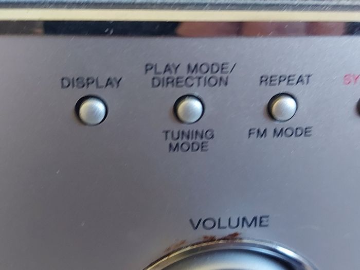 Sony Micro Hi-Fi Component System, Model CMT-CPX1, Radio, CD, Tape and Mini Disc, everything working fine except for the Tape Deck