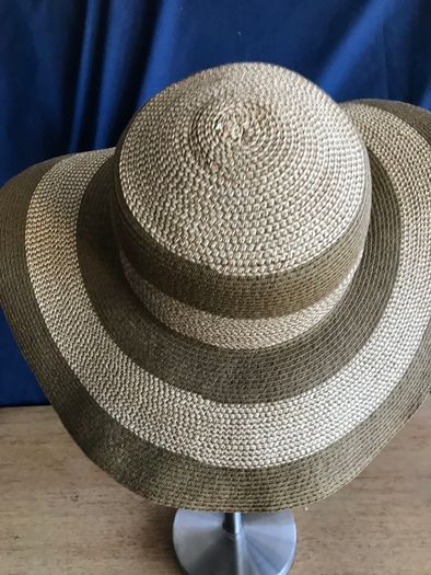 Brown /Beige Stripe Design Hat