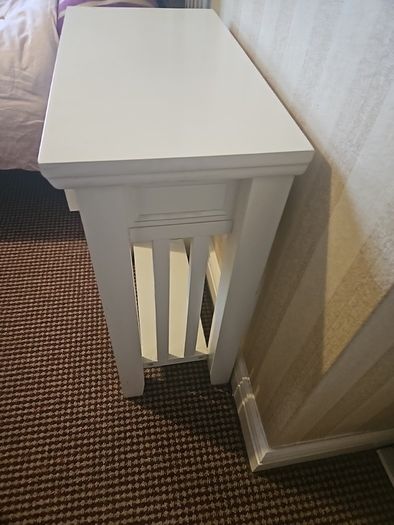cream  side table