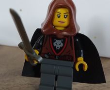 Lego FEMALE WOLFPACK Minifigure Lego Castle Lego Minifigures