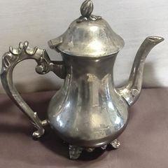 Vintage Ornate Silver Plated Tea Coffee Pot EPNS