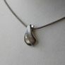 Vintage silver pendant and chain, free shipping! Image 4