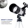 Telescope for Kids & Beginners 70mm Portable Astronomical Telescopes with Height Adjustable Tripod & Phone Adapter Gift for Christmas (FREE POSTAGE) Image 6