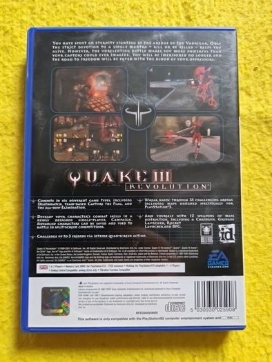 Quake III 3 Revolution PlayStation2 Ps2 Games Original