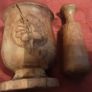 wooden mortar and pedstal Image 3