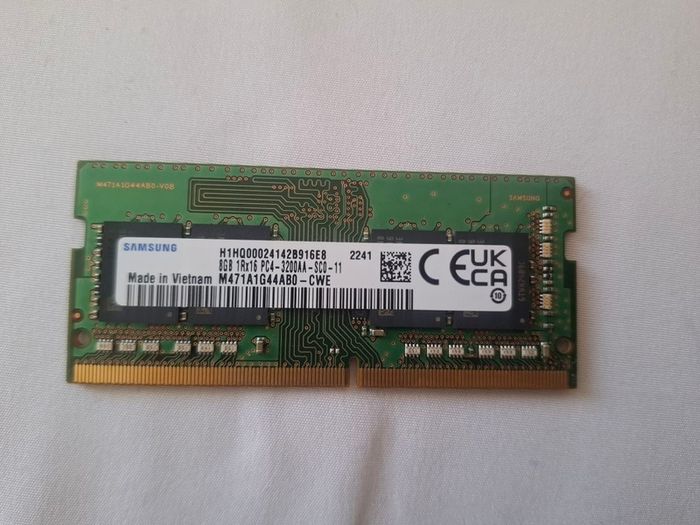8GB Samsung DDR4 3200Mhz