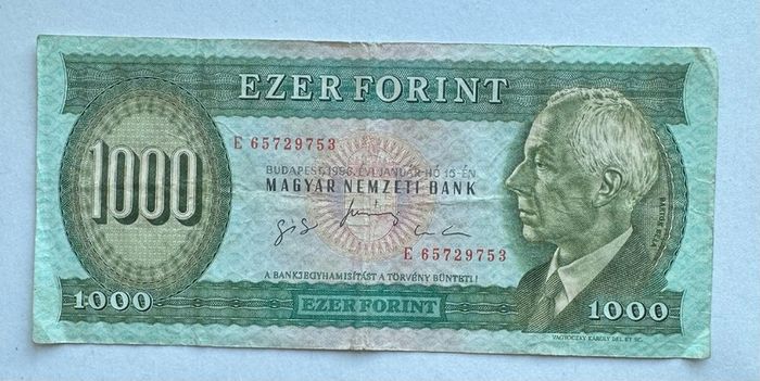 Hungary 1000 Forint 1996 Banknote