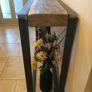 Handcrafted Console Table from reclaimed Timber and Steel Image 5