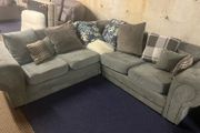 Grey corner sofa Verona couch