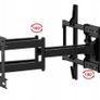 Tv Wall Mount Bracket Tilt Swivel Full Motion 32"-65" Image 3