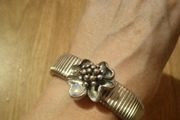 Upcycled Flower bracelet