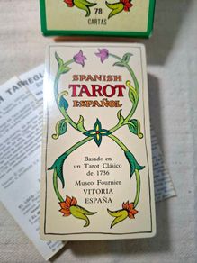 RARE 1975 Heraclio Fournier Tarot Cards - Bilingual Espanol/English, Sealed, Spain
