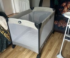 Joie Amigo Travel Cot Thunder