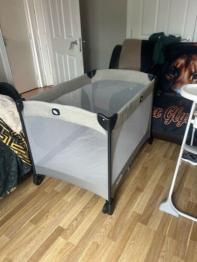 Joie Amigo Travel Cot Thunder