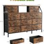 Dresser for Bedroom with 13 Drawers, 55 inch Wide Chest of Drawers Image 8