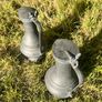 Vintage Pewter Claret Jugs Pair Image 3