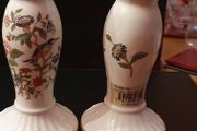 Aynsley Fine Bone China Pair of Candlestick Holders