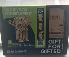Mr. Playwood Forest Spirit Moneybox / Secret Box Mechanical Wooden Model Kit
