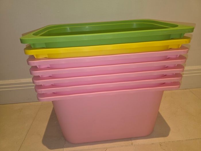TROFASTStorage combination with boxes 99x44x94 cm