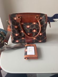 Orla Kiely matching wallet and bag