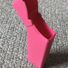 Pink tampon holder