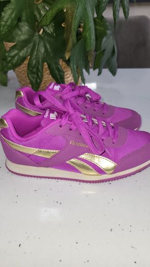 Reebok Classic Ortholite Royal Flag Purple and Gold Sz 4 UK - Bnwt Rrp 70