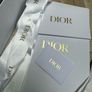 Dior Women's Dway Flat Sandals Embroidered Canvas shoes Image 4