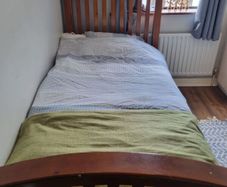 Solid Wood Single Bed