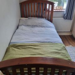 Solid Wood Single Bed