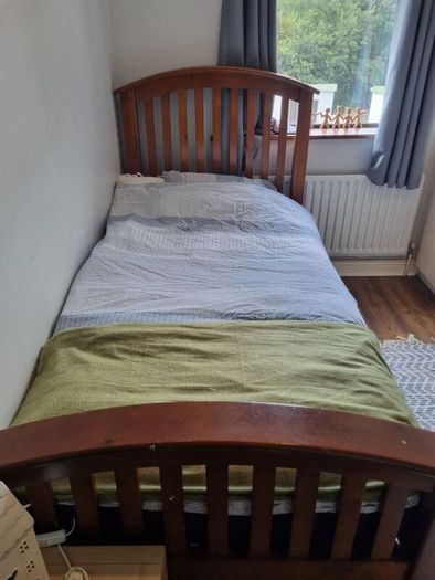 Solid Wood Single Bed