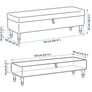 IKEA Stocksund Storage Bench Image 6