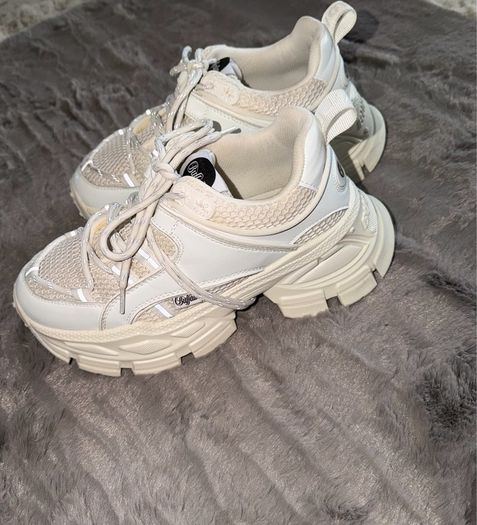 White Ivory Buffalo Saturn Chunky Trainers UK 5 / EU 38