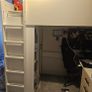 Loft bed Ikea with matress 200x90 cm/disassembled, ready for collection Image 2