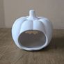 White pumkin tea light holder Image 2