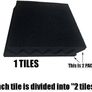 NEW SALE | 12 Pack Wedge RED/Black Acoustic Soundproofing Studio Foam Tiles Image 5