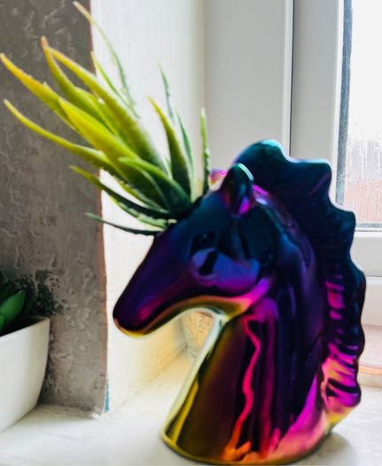 Unicorn fake plant ornament