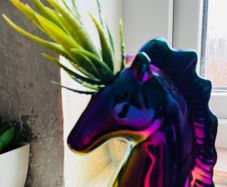 Unicorn fake plant ornament