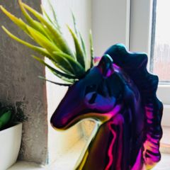 Unicorn fake plant ornament