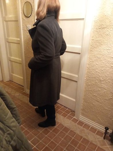 Gerard Darel Grey 3/4 Length Coat.