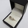 9ct Yellow Gold Knot Diamond Ring Image 3