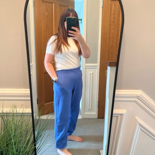 Blue joggers. Size S
