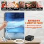 Airbrush Kit, Portable Airbrush Set with Compressor, Airbrushing System Kit with Multi-purpose Dual-action Gravity Feed Airbrushes, Art Nail Cookie Tattoo Makeup Cake Decorating Spray Model Craf Image 6